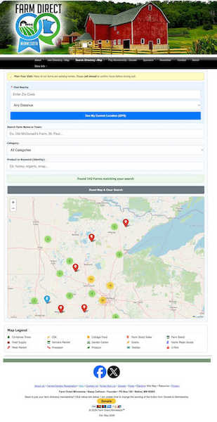 Farm Direct Map